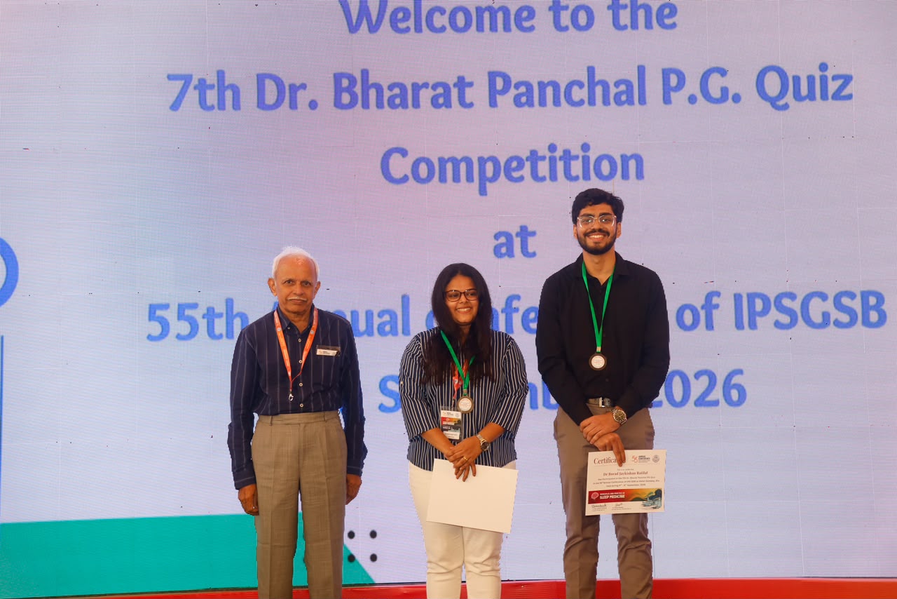 Dr Jaykishan and Dr Nidhi Quiz 2nd runners up